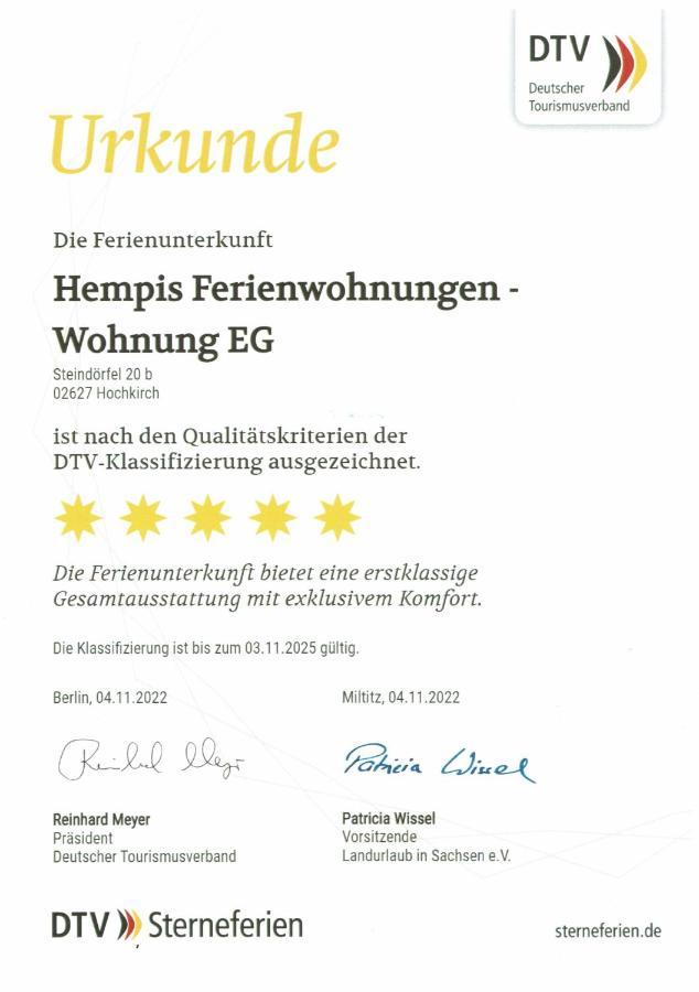 Hempis Ferienwohnungen ホッホキルヒ エクステリア 写真